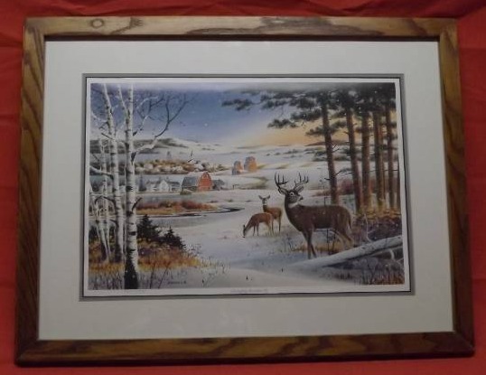 lot 322 image: Signed Art Print