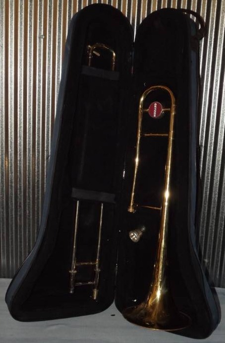 lot 340 image: Trombone and Carry Case