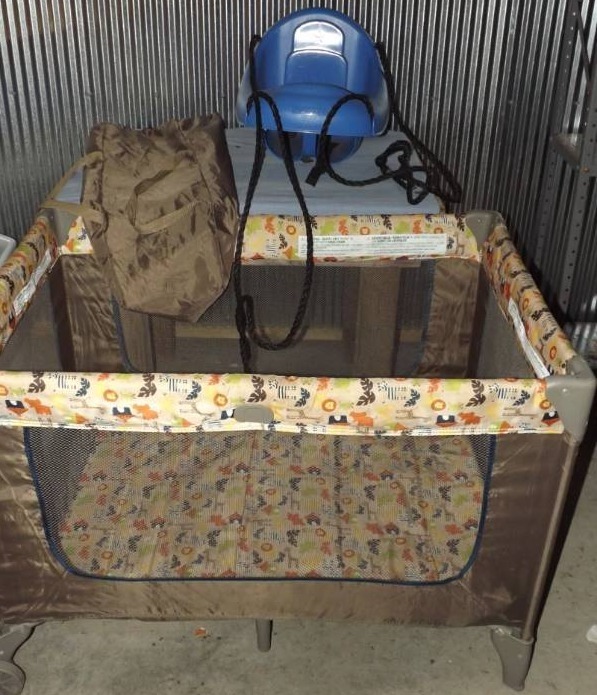 lot 342 image: Pack and Play and Kids Swing