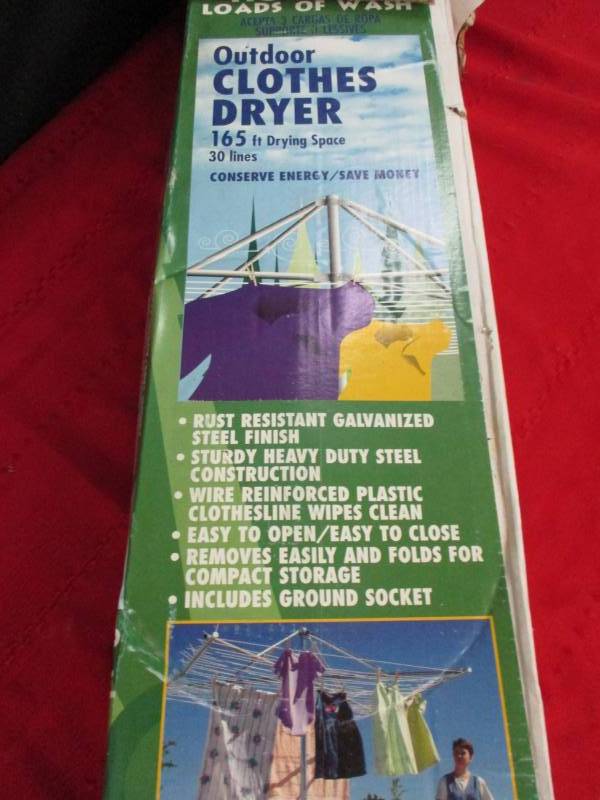 Outdoor Clothes dryer 165ft of drying space