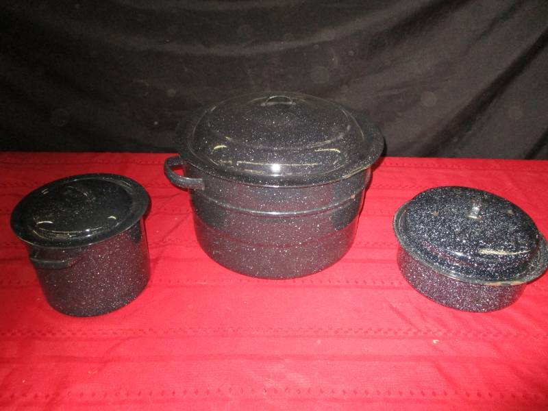 Enamel canners and roasters