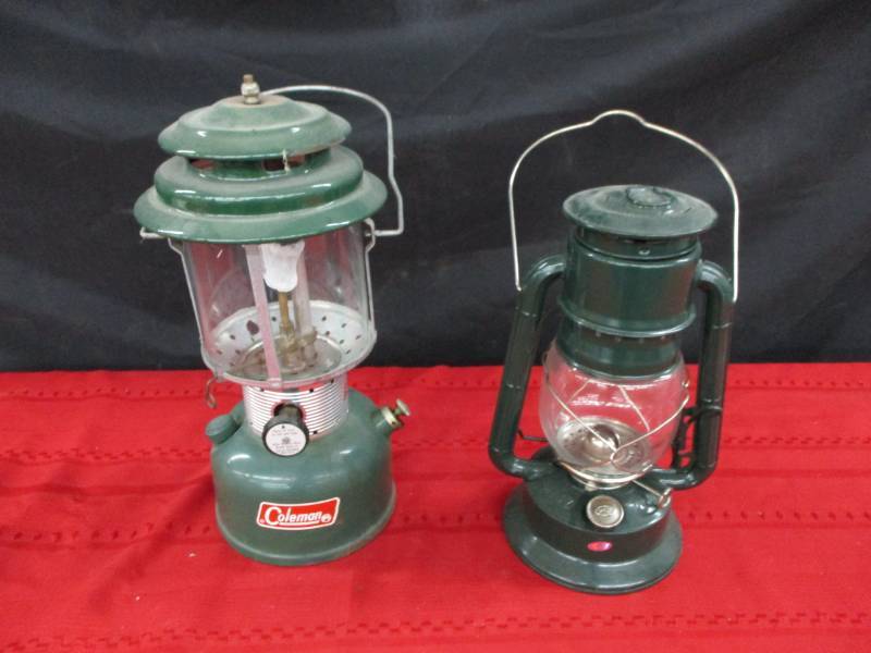 Coleman lantern and lantern