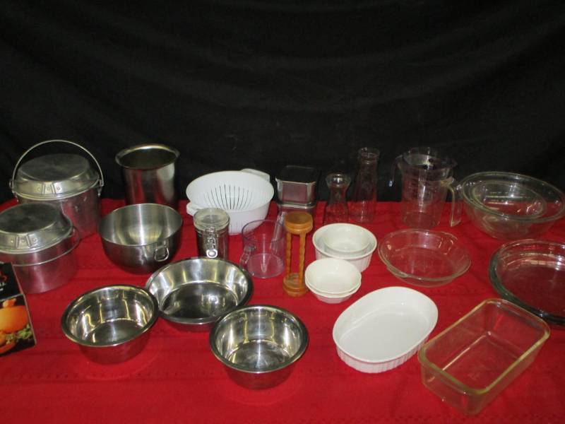 Various Collection of baking supplies