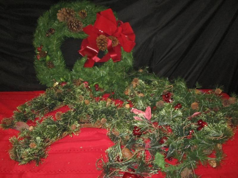 Garland and wreath