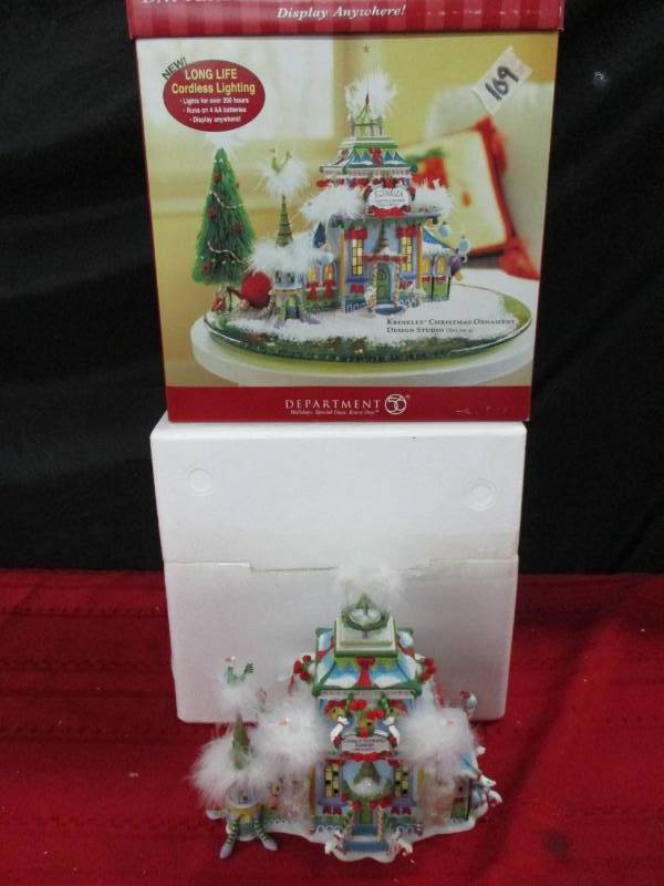 Deaprtment 56 North Pole Series Kringles Christmas Ornament Studio