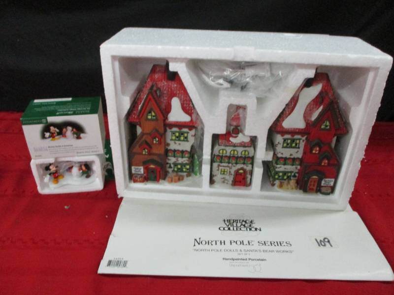 Department 56 North Series and Mickie Mouse