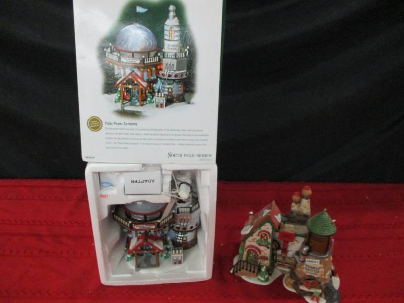 Department 56 Polar Power Company and Peanut Brittle Factory