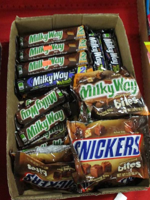 31 Various Candy Bars