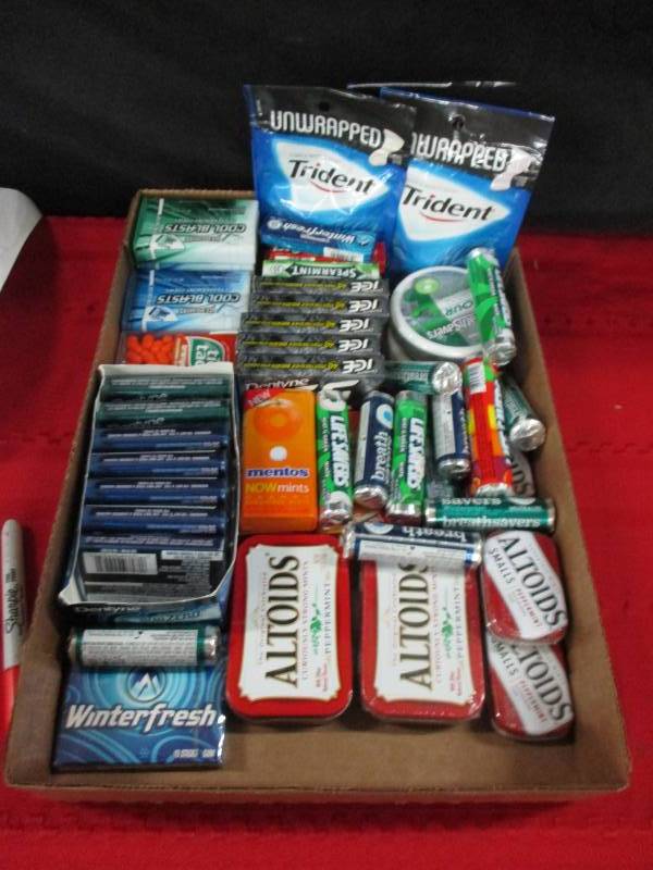 56 Various gum and Mints