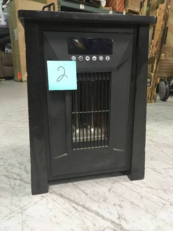 lot 2 image: 1500-Watt  Wood Portable Heater  IN WORKING CONDITIONS