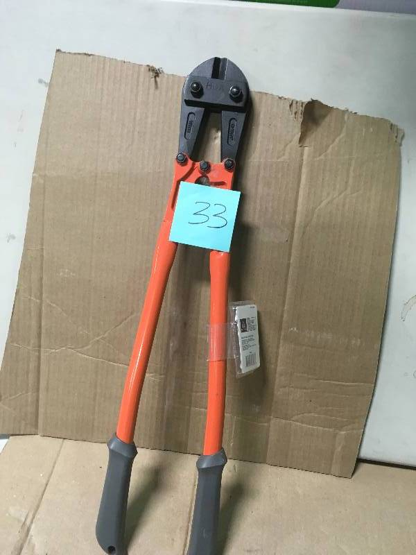 lot 33 image: ANVIL 24 in. Anvil Bolt Cutters  in like new condition