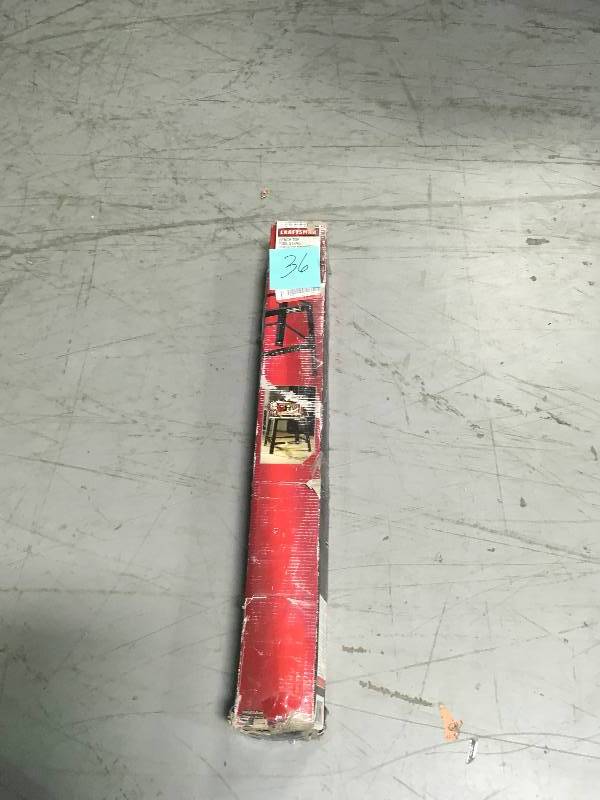 lot 36 image: Craftsman Bench Top Tool Stand Shipping MISSNG BOLTS & HARDWARE