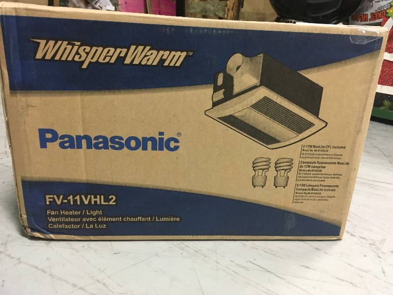 lot 64 image: WhisperWarm, FanHeater, 110 CFM  in like new condition