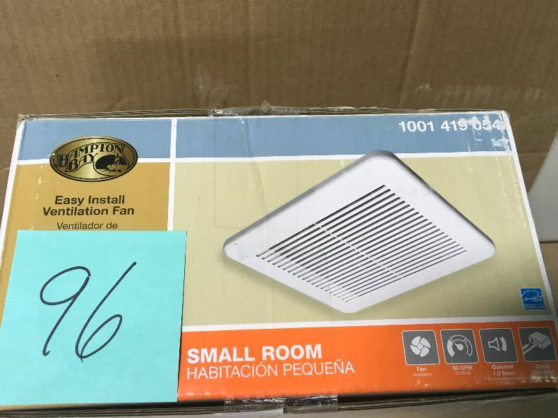 lot 96 image: Hampton Bay 50 CFM Ceiling Bathroom Exhaust Fan