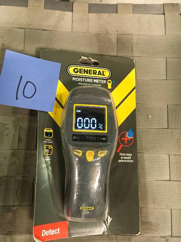 lot 10 image: General Tools MMD4E Moisture Meter in good working condition