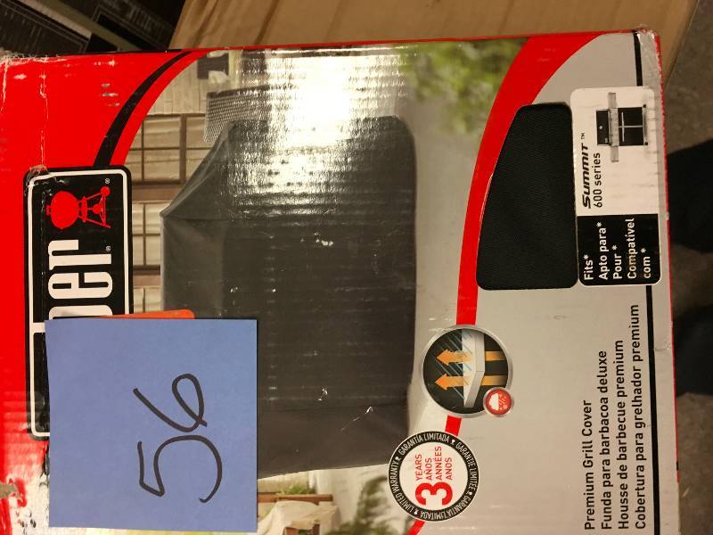 lot 56 image: Weber Summit 600 Gas Grill Cover not used