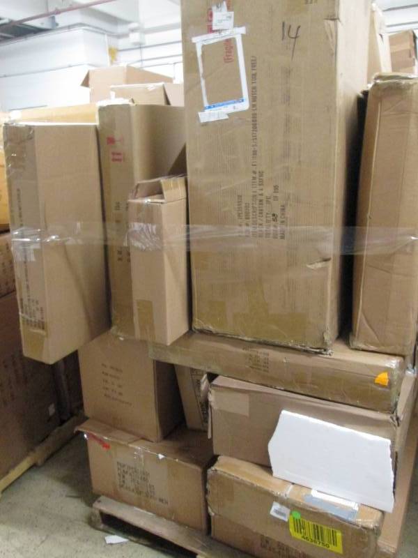 lot 16 image: Pallet of Furniture Damaged or Par...