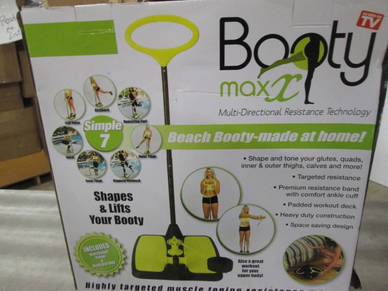 lot 36 image: Booty Max Workout Kit in Black Reta...