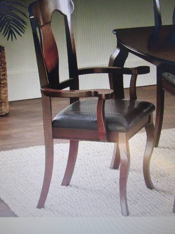 lot 98 image: Set of 2 Urn-Back Arm Chairs open b...