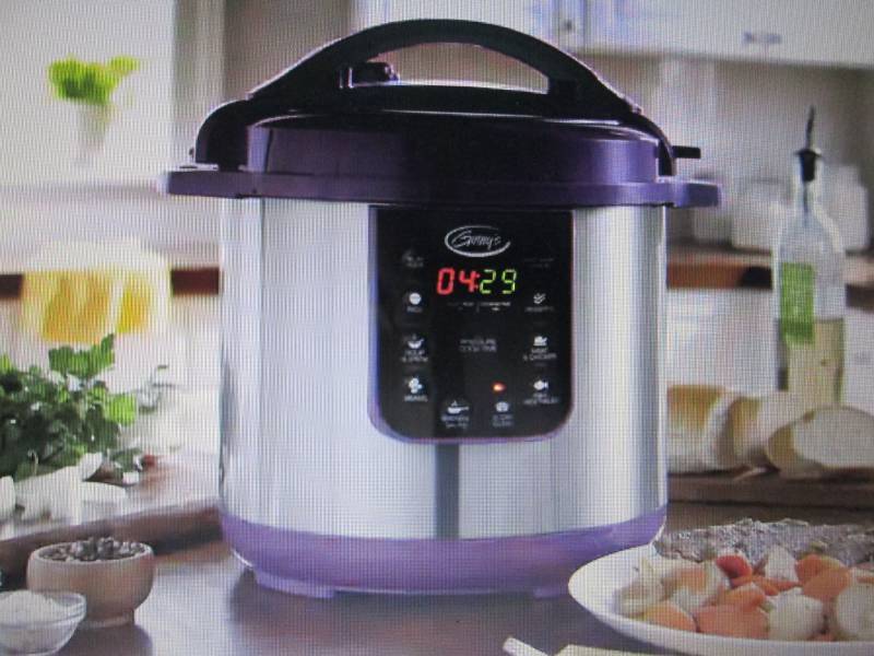 lot 101 image: 8-Qt. Electric Pressure Cooker by G...