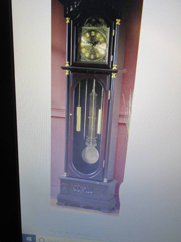 lot 111 image: Westminster Grandfather Clock open ...