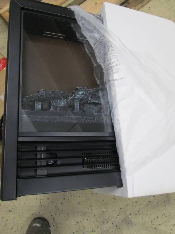 lot 112 image: Fireplace Insert open box, untested...