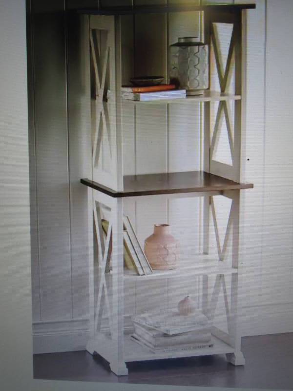 lot 190 image: Farmhouse Bookcase open box Retail ...
