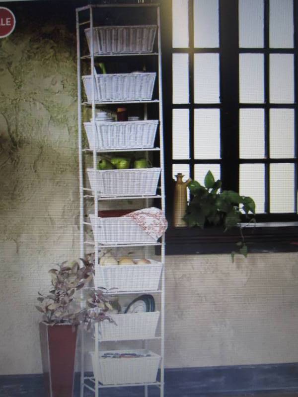 lot 192 image: Basket Tower open box Retail $129.9...