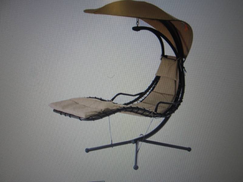 lot 198 image: Steel Chair Swing open box Retail $...