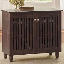 lot 13 image: 2 Door Shoe Cabinet open box Retail...