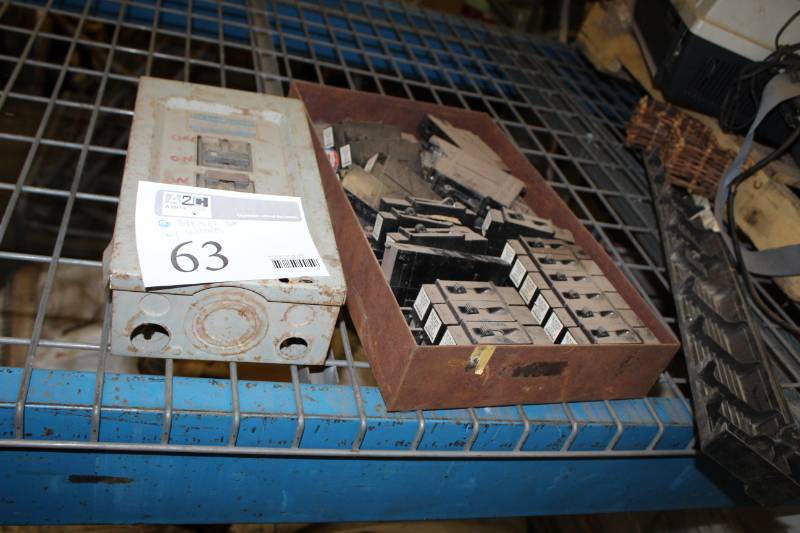 lot 63 image: I-RT-E Imperial Corporation EQ Loadcenter Electric Breaker Box with Switches