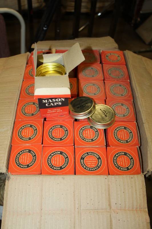 lot 61 image: Home Canners Mason Caps