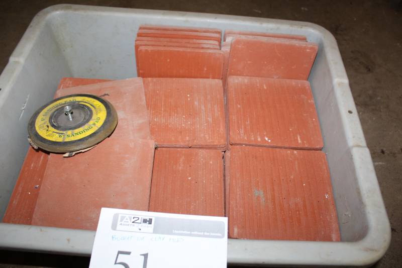 lot 51 image: Clay Tiles