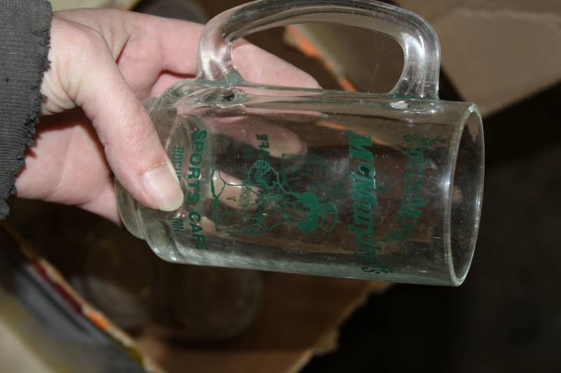 lot 50 image: Glass Mugs