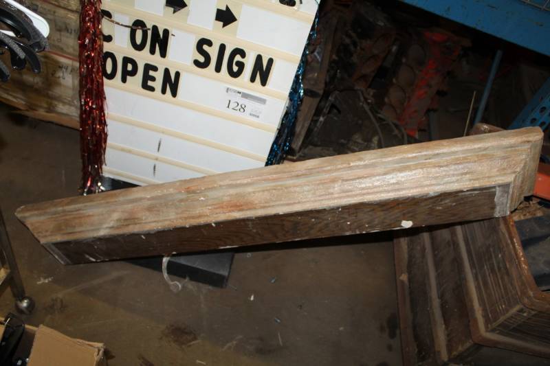 lot 129 image: Wood Mantle