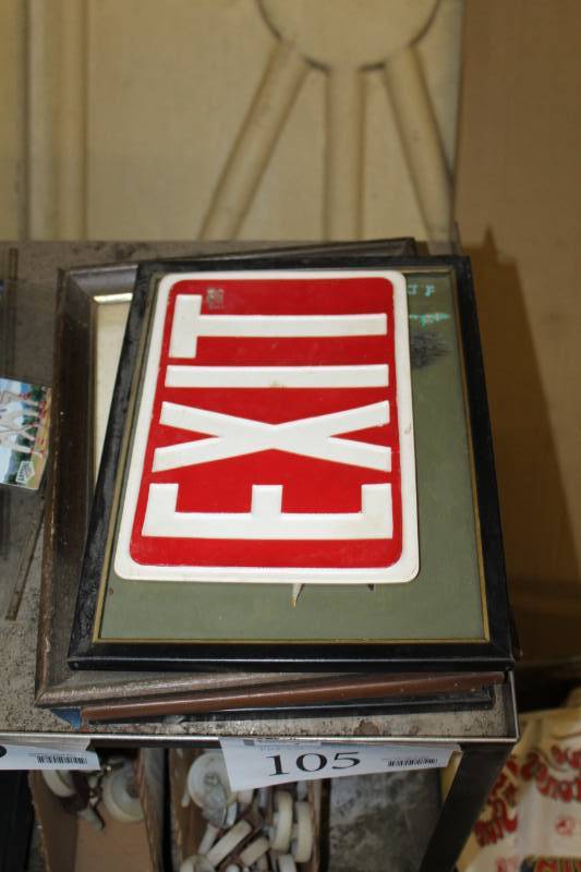 lot 105 image: J. D. Savage Art Work, EXIT, Misc. Art Work