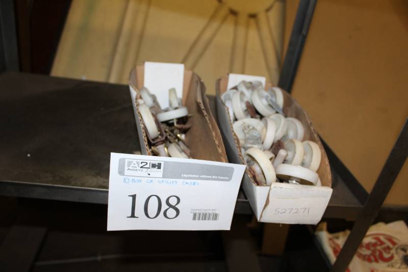 lot 108 image: Caster Wheels