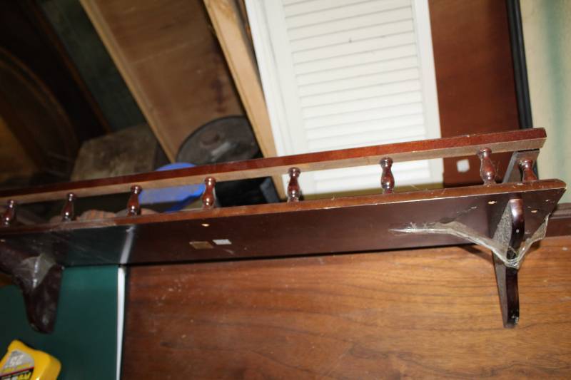 lot 111 image: Vintage Wood Shelves