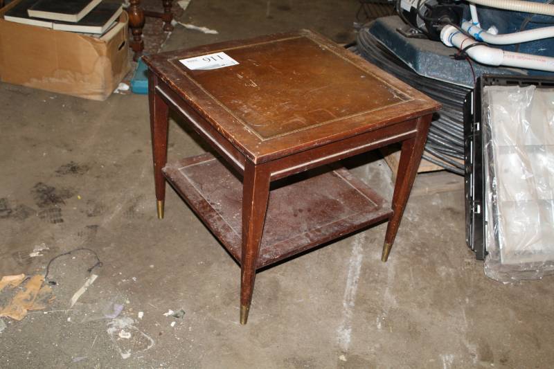 lot 116 image: Wood Side Table