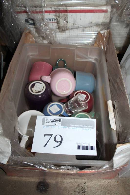 lot 79 image: Coffee Cups, Glasses