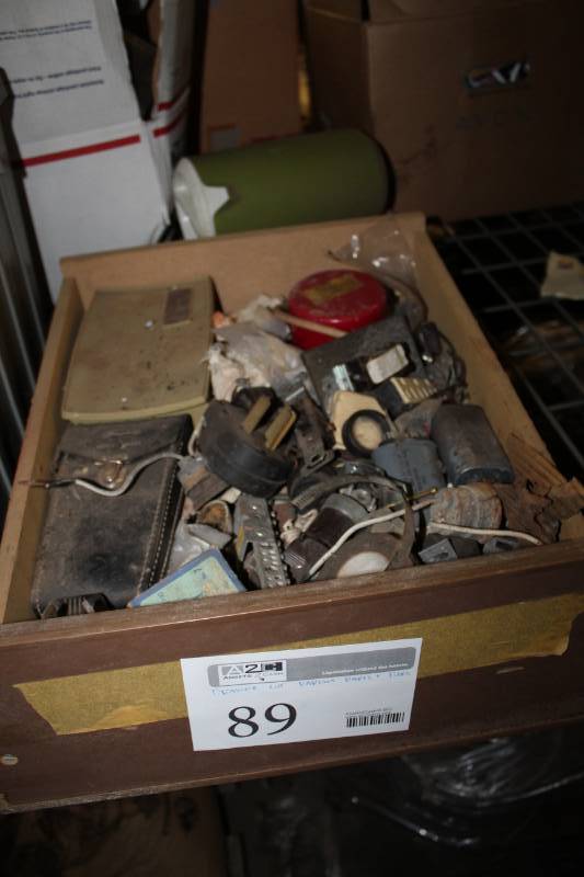lot 89 image: Misc. Parts, Tools - Electrical Supplies, Dayton 4x221 Voltmeter, And More