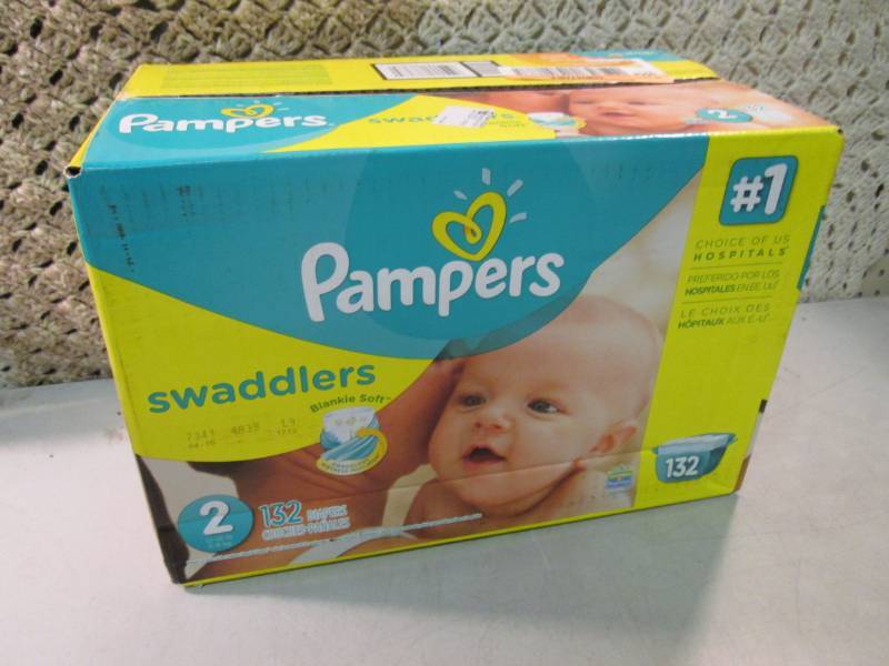lot 83 image: Box of 132 Size 2 (12-18 pound) Dia...