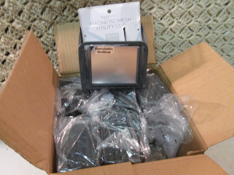 lot 89 image: Case of 6 Locker Style Magnetic Mes...