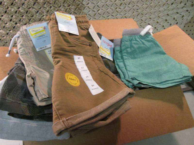 lot 97 image: Lot of 24 Pairs of Boys Shorts Vari...