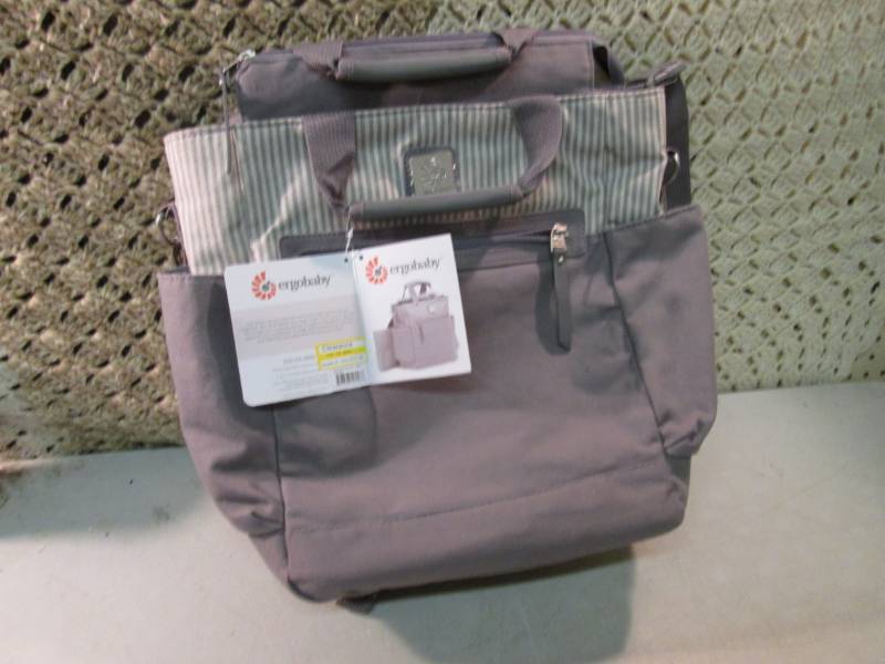 ergobaby stripe diaper bag