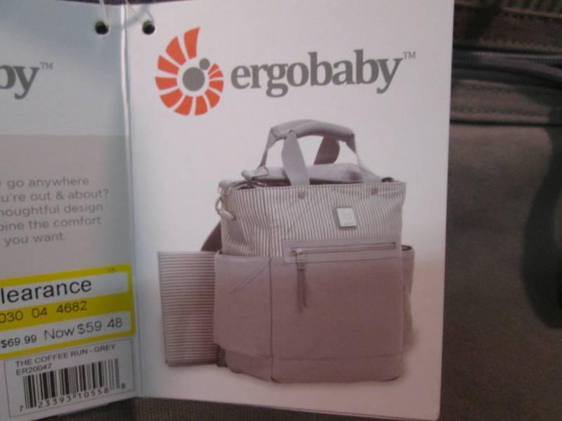 ergobaby stripe diaper bag