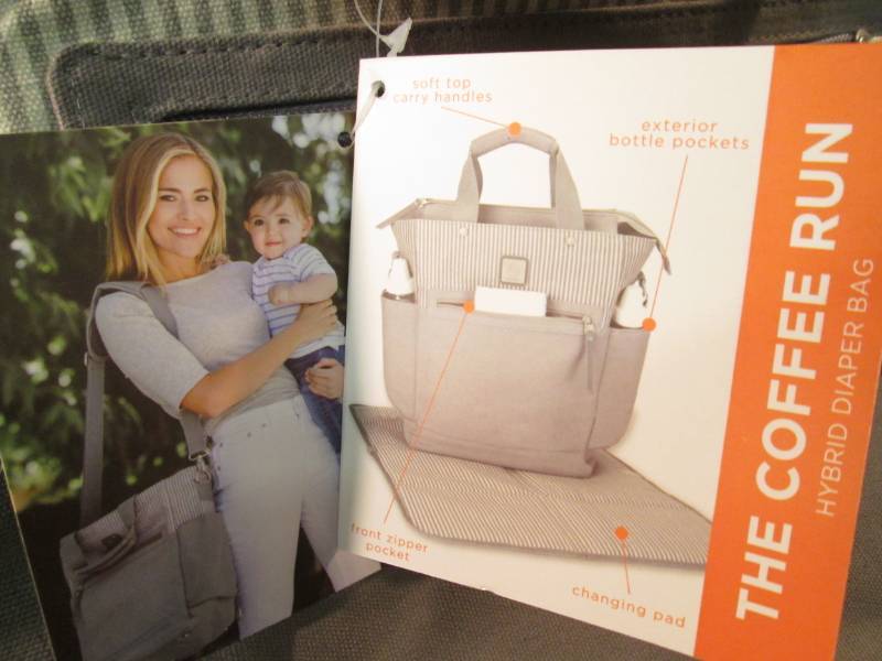 ergobaby stripe diaper bag