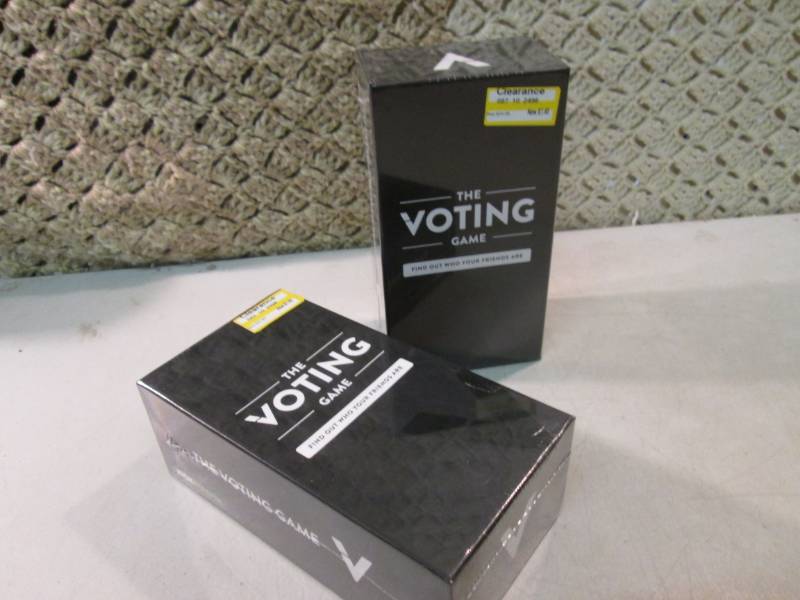 lot 140 image: Lot of 2 The Voting Game Games Unop...
