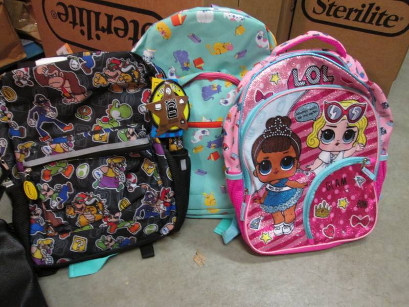 lot 151 image: Lot of 3 Back Packs  RM1...