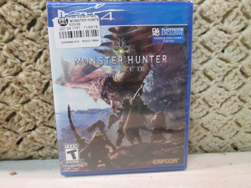 lot 159 image: Play Station 4 PS4 Game Monster Hun...